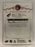 #7 Clayton Keller Pheonix Coyotes 2018-19 Upper Deck Series One Hockey Card
