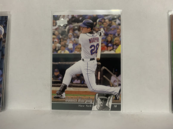 #329 Daniel Murphy New York Mets 2010 Upper Deck Series 1 Baseball Card NE