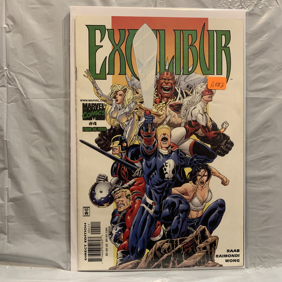 #4 Excalibur 4 of 4 Marvel Comics BF 8620