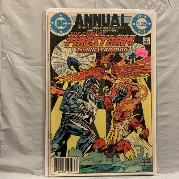 #1 The Fury of Firestorm The Nuclear Man Annual DC Comics BF 8621