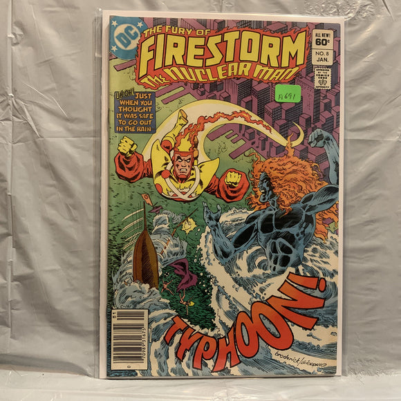 #8 The Fury of Firestorm The Nuclear Man Typhoon DC Comics BF 8622