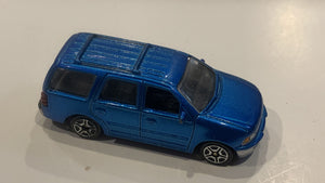 Blue 6021 Ford Expedition Unbranded Toy Diecast Car GwynnSportscards