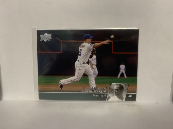 #323 David Wright New York Mets 2010 Upper Deck Series 1 Baseball Card NE