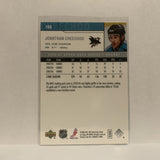 #166 Jonathan Cheechoo San Jose Sharks 2006-07 Upper Deck Series One Hockey Card JG