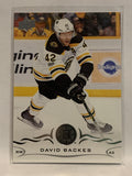 #14 David Backes Boston Bruins 2018-19 Upper Deck Series One Hockey Card