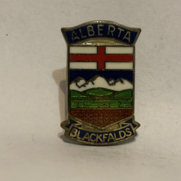 Blackfalds Alberta Crest Emblem Lapel Hat Pin