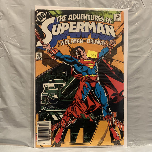 #425 The Adventures of Superman  DC Comics BG 8631