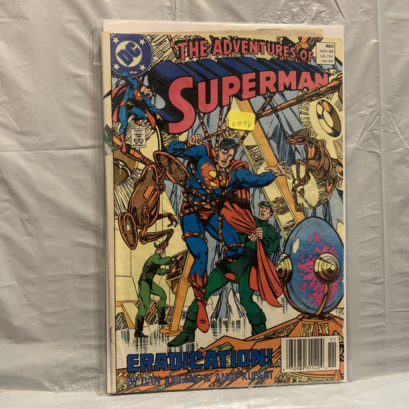 #460 The Adventures of Superman Eradication DC Comics BG 8633