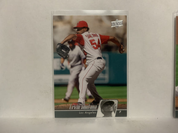 #269 Ervin Santana Los Angeles Angeles 2010 Upper Deck Series 1 Baseball Card NE