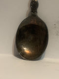 Blue White Clock Souvenir Spoon