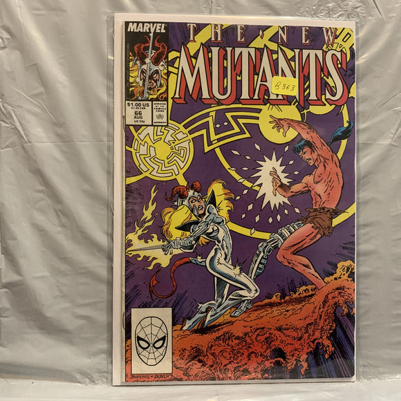 #66 The New Mutants Marvel Comics BG 8638
