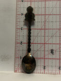 Blue White Clock Souvenir Spoon