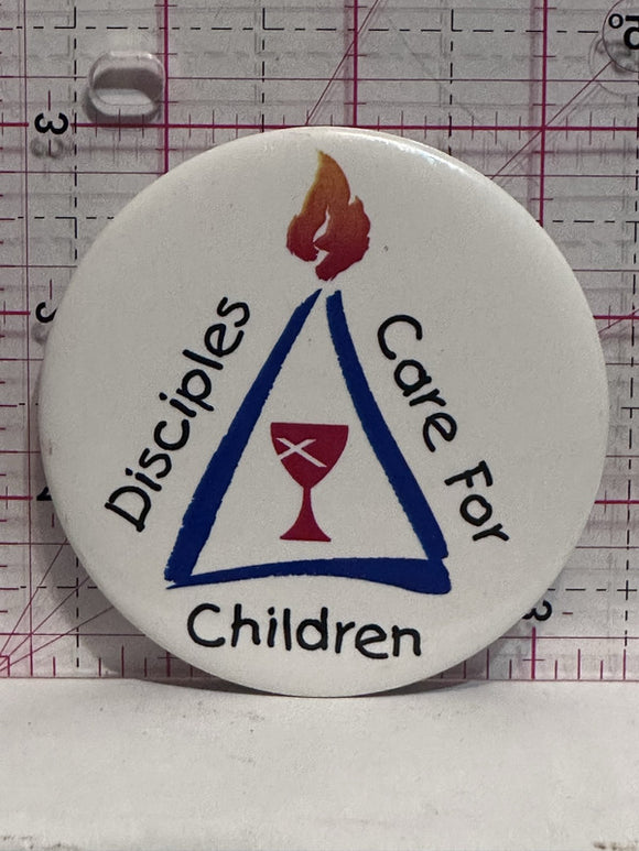 Disciples Care For Children  Button Pinback