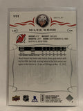 #111 Miles Wood New Jersey Devils 2018-19 Upper Deck Series One Hockey Card