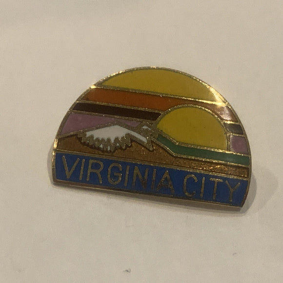 Virginia City Logo Lapel Hat Pin AU