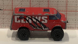 Red Claws 4X4 Chevy Van Matchbox Toy Diecast Car