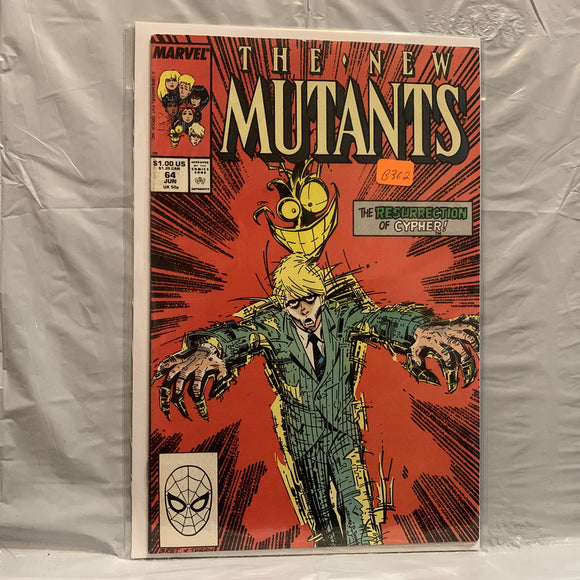 #64 The New Mutants The Resurrection of Cypher Marvel Comics BG 8649