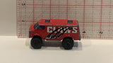 Red Claws 4X4 Chevy Van Matchbox Toy Diecast Car