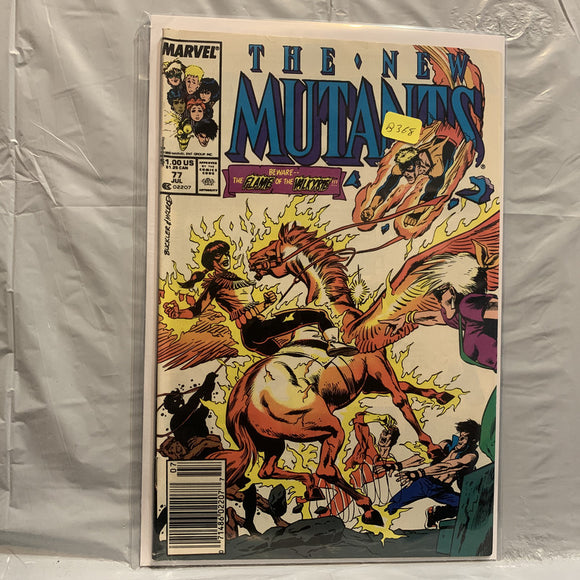 #77 The New Mutants The Flame of the Valkyre Marvel Comics BG 8650