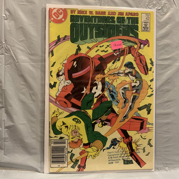 #42 Advetures of the Outsiders DC Comics BG 8652