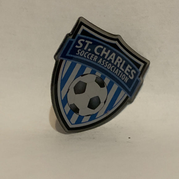 St Charles Force Soccer Lapel Hat Pin