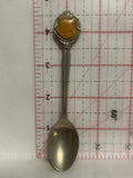 September Aster Flower Souvenir Spoon