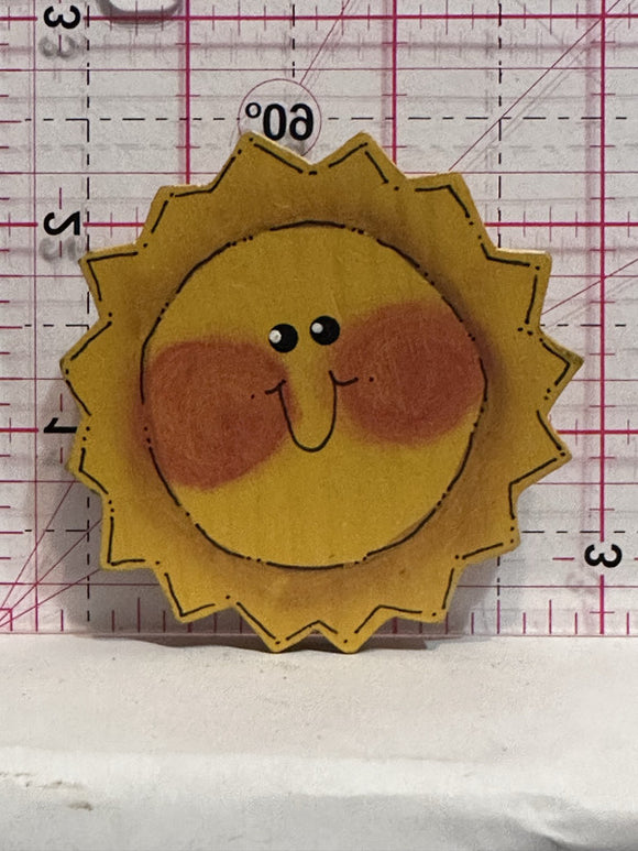 Sun Sunshine  Button Pinback