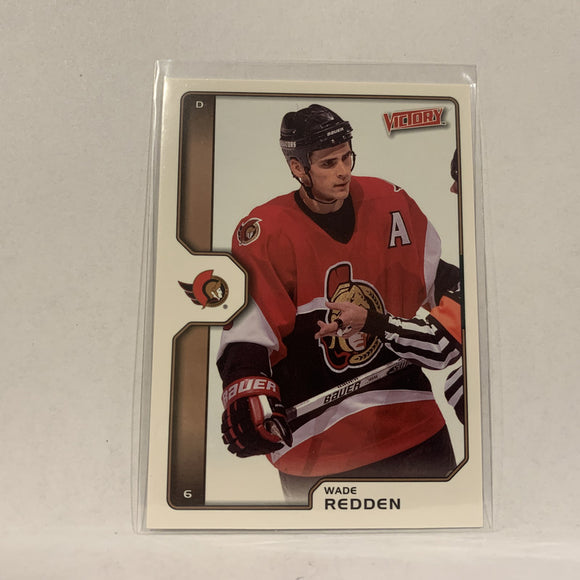 #151 Wade Redden Ottawa Senators  2002-03 UD Victory Hockey Card AE