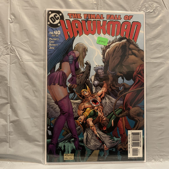 #40 The Final Fall of Hawkman DC Comics BG 8663