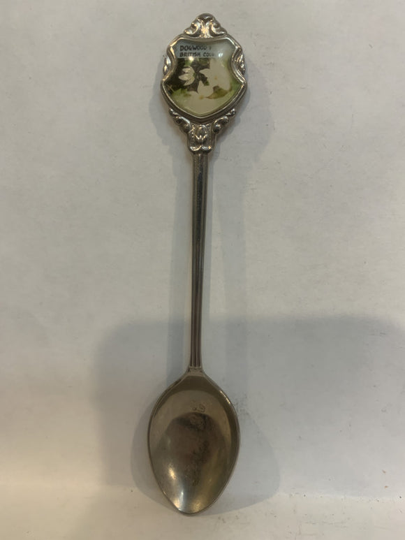 Sechelt BC Dogwood Flowers Souvenir Spoon