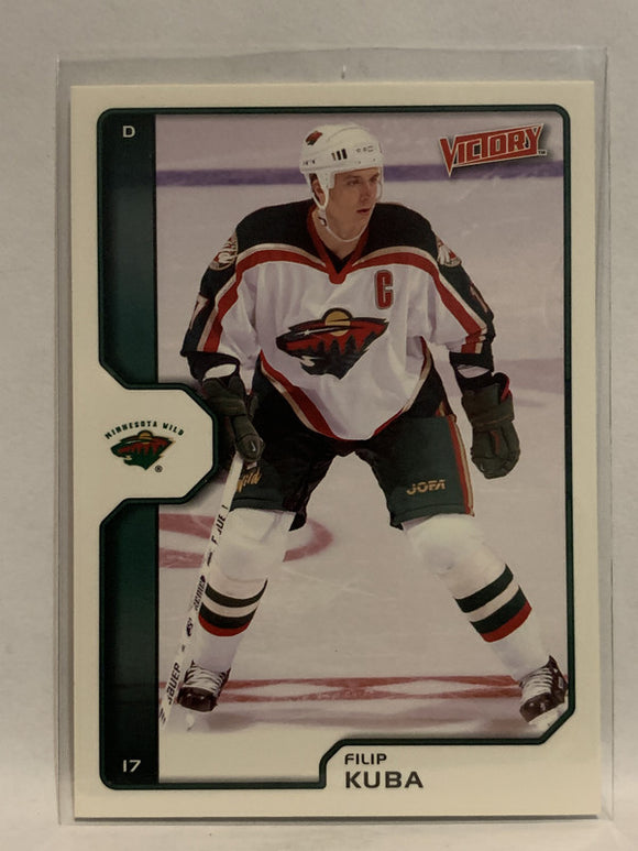 #106 Filip Kuba Minnesota Wild 2002-03 Upper Deck Victory Hockey Card