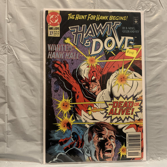 #27 Hawk & Dove The Hunt for Hawk Begins Dead or Alive DC Comics BG 8665