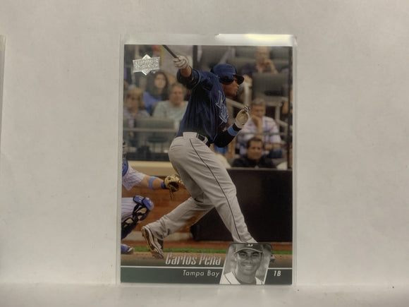 #481 Carlos Pena Tampa Bay Rays 2010 Upper Deck Series 1 Baseball Card NF