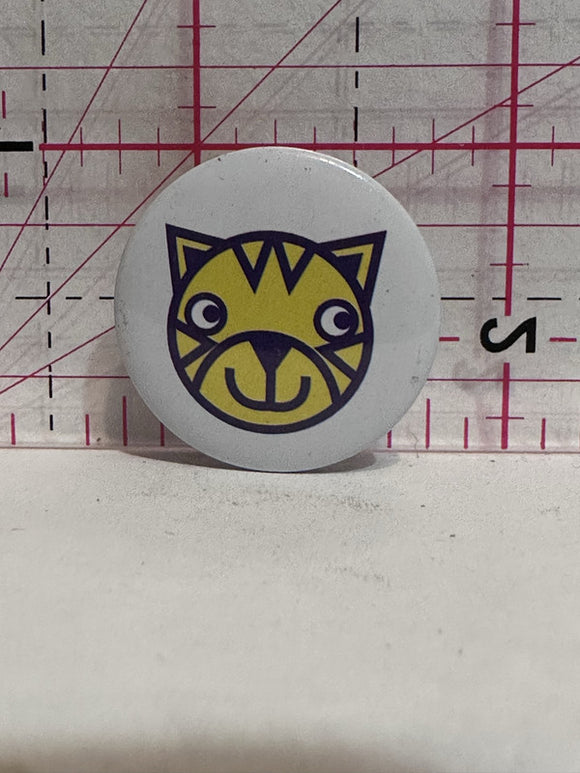 Tiger Kitty Cat  Button Pinback