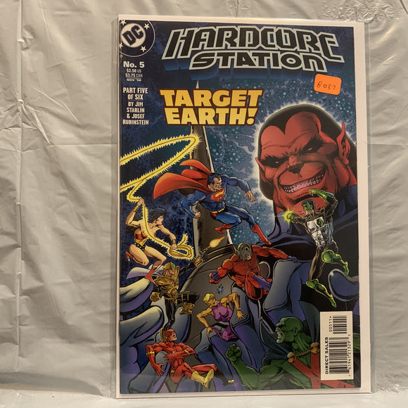 #5 Hardcore Station Target Earth Part 5 of 6 DC Comics BG 8675
