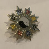 Ying Yang Symbols Lapel Hat Pin AU