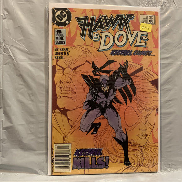 #3 Hawk & Dove Kestral Comes Kestral Kills DC Comics BG 8678