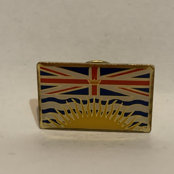 British Columbia Flag Lapel Hat Pin