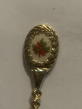 White Rock British Columbia Cross Stitch Maple Leaf Souvenir Spoon