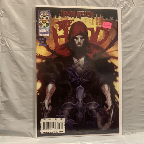 #5 of 5 The Hood Dark Reign Marvel Comics BG 8687