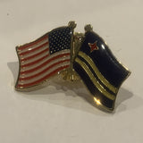 USA Aruba Friendship Flags Lapel Hat Pin AU