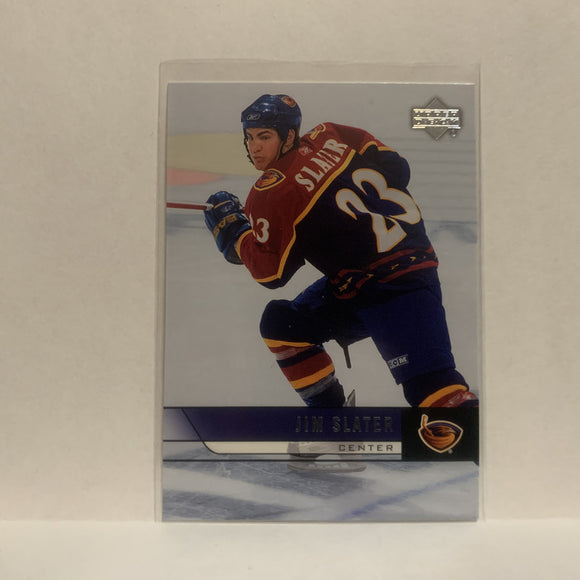 #11 Jim Slater Atlanta Thrashers 2006-07 Upper Deck Series One Hockey Card JI