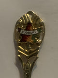 Sudbury Ontario Maple Leaf Souvenir Spoon