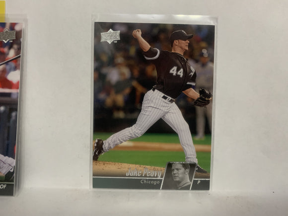 #141 Jake Peavy Chicago White Sox 2010 Upper Deck Series 1 Baseball Card NG