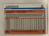 #62 Elvis Andrus Texas Rangers 2019 Topps Series One Baseball Card