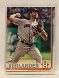 #57 Justin Verlander Houston Astros 2019 Topps Series One Baseball Card
