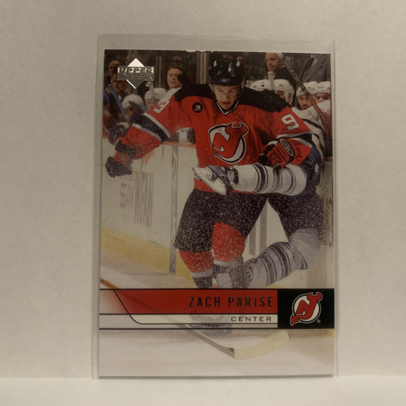 #116 Zach Parise New Jersey Devils 2006-07 Upper Deck Series One Hockey Card JI