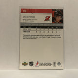 #116 Zach Parise New Jersey Devils 2006-07 Upper Deck Series One Hockey Card JI