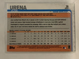 #20 Jose Urena Miami Marlins 2019 Topps Series One Baseball Card