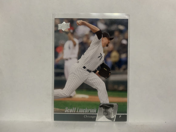#135 Scott Linebrink Chicago White Sox 2010 Upper Deck Series 1 Baseball Card NG